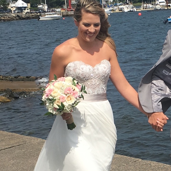 BHLDN purchased Swarovski beaded corset- worn once - Picture 7 of 8